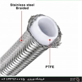 شیلنگ تفلون بخار استیلSAE 100 R14 یکی از انواع شیلنگ‌های هیدرولیک است که برای انتقال مایعات هیدرولیک مبتنی بر نفت یا آب در دماهای بالا و پایین طراحی شده است. این شیلنگ به دلیل ویژگی‌های خاص خود، در صنایع مختلفی مانند هوافضا، خودروسازی، و صنایع شیمیایی مورد استفاده قرار می‌گیرد.