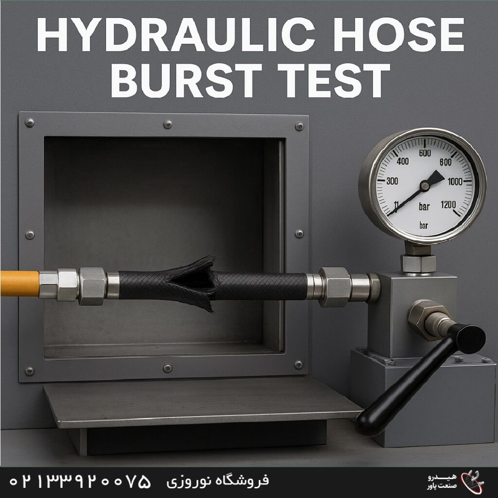 تست ترکیدگی شلنگ هیدرولیک