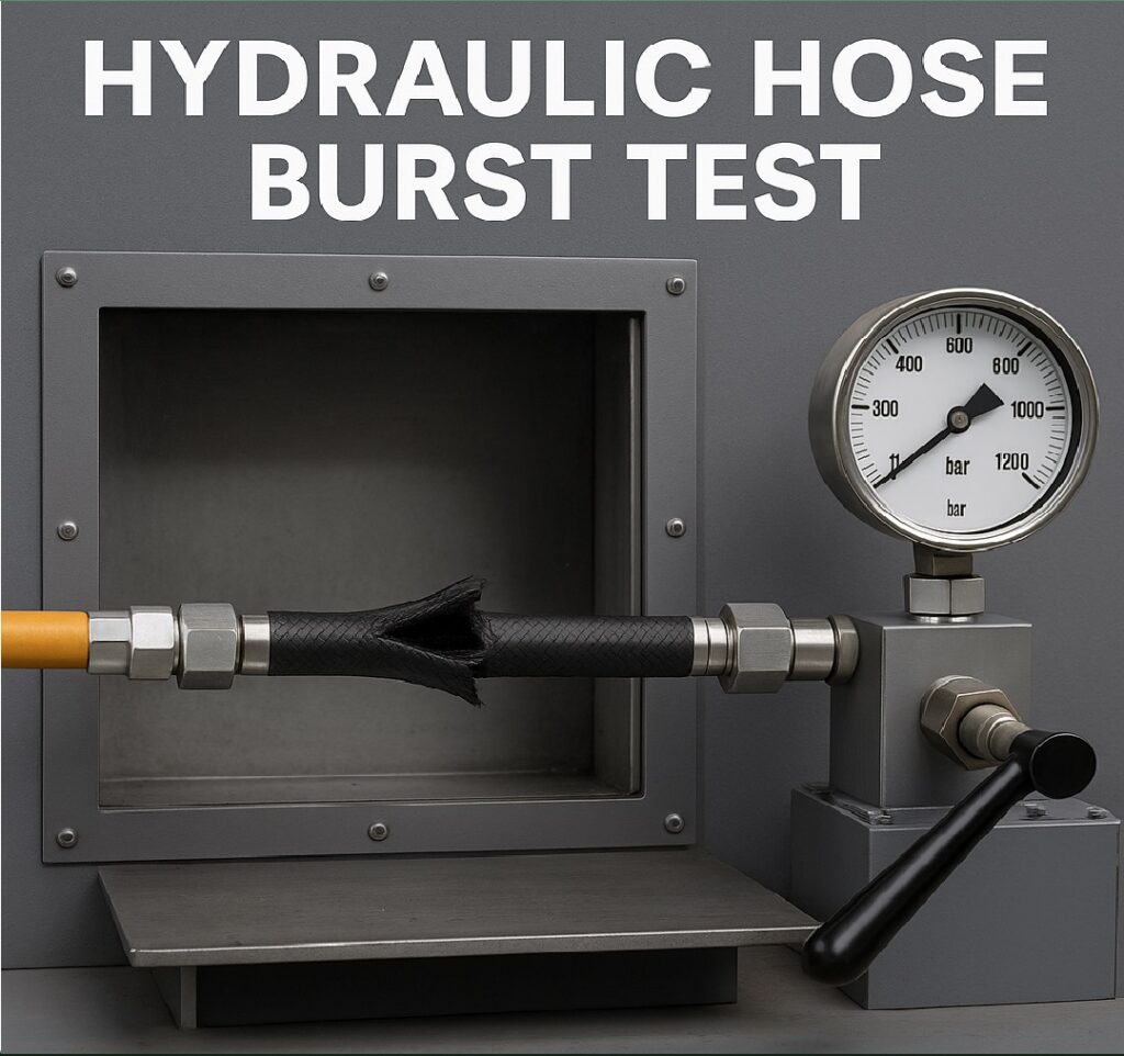 تست ترکیدگی شلنگ هیدرولیک