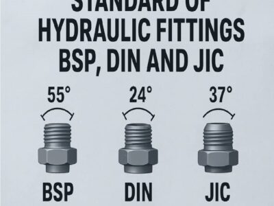استاندارد اتصالات هیدرولیک BSP، DIN و JIC