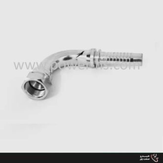 مهره دنباله خم پرچی JIC یا JIC Female 37° 90° Hose Fitting